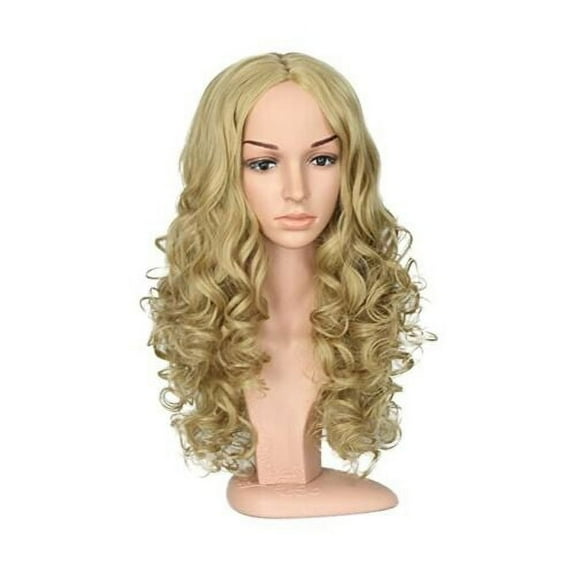 OneDor Long Hair Wavy Full Head Halloween Wigs Cosplay Costume Party Wig