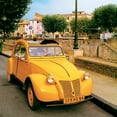 thumbnail image 2 of Lautier, Julien 15x15 White Modern Wood Framed Museum Art Print Titled - La 2 CV de Cavalon, 2 of 4