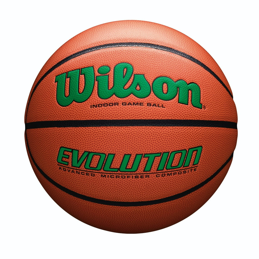 Wilson Evolution Game Basketball, Official Size, Green