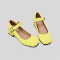 thumbnail image 7 of KELINFONG Women's Dress Mary Jane Shoes Low Block Heels Closed Round Toe Office Work Wedding Pumps, 7 of 7