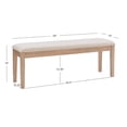 thumbnail image 5 of Powell Davini Bench, Natural, 5 of 7