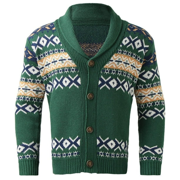 Sueter verde para hombre sale