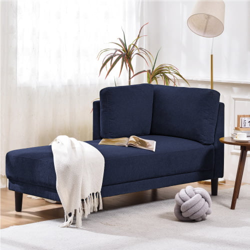 65 Modern Upholstered Tufted Chaise
