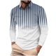thumbnail image 2 of Blusa y camisa de manga larga con cuello vuelto para hombre, informal, con cuello vuelto, estampado, para fitness, deportiva, de manga larga, de poliéster, 2 of 5