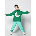 thumbnail image 2 of Cute Teddy Bear On The Moon Hoodie Toddler -Image by Shutterstock,  4 Toddler, 2 of 4