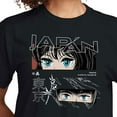 thumbnail image 3 of Instant Message - Mortal Love - Juniors Anime Cropped Cotton Blend T-Shirt, 3 of 6