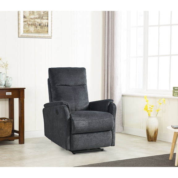 Dtwnek Recliner Chair with Metal Base, Single Seat Accent Chair for Living Room, Bedroom
