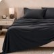 thumbnail image 2 of Juego de Sábanas de Vellón Bare Home acogedor Vellón Polar extra lujoso tamaño Queen Negro, 2 of 8