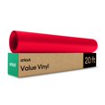 thumbnail image 1 of Vinilo permanente Cricut Value, rojo mate (rollo de 12 pulgadas x 20 pies), 1 of 1