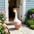 thumbnail image 4 of Nkmbld Bikini Goose Decor for 23" Lawn Cement Plastic Goose Statue Decor, Porch Goose Decorations for All Seasons Outdoor Patio Yard Lawn, 4 of 7