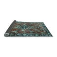 thumbnail image 2 of Ahgly Company Indoor Rectangle Persian Light Blue Traditional Area Rugs, 8' x 10', 2 of 4