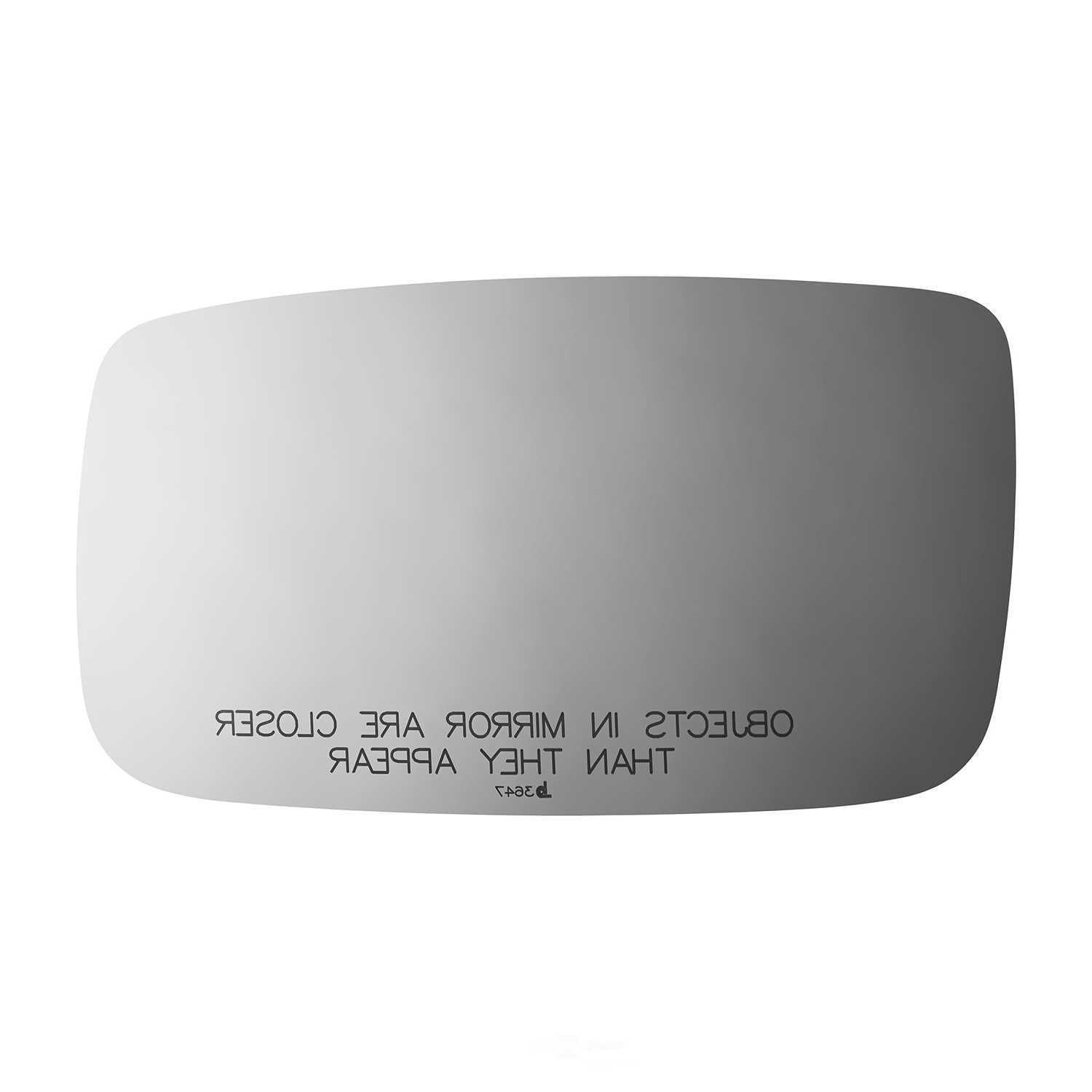 Burco Side View Mirror Replacement Glass - Clear Glass - 3647