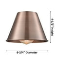 thumbnail image 2 of 516-1P-AC-M8-BK Innovations Lighting Smithfield - 1 Light Mini Pendant In Industrial Style-7.5 Inches Tall and 7 Inches Wide-Antique Copper, 2 of 6