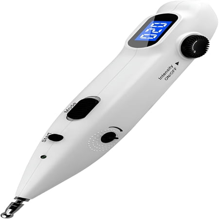 XIRQI Electronic Acupuncture Pen Meridian Acupoints Finder Electric Acupressure Point Muscle Massage Pulse Therapy Tool for Pain Relief Rechargeable