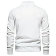 thumbnail image 4 of JHLZHS Vestes d'Automne pour Hommes Mode Décontractée Col Roulé Boutonné Pull Base Jacket 357, 4 of 9