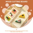 thumbnail image 3 of Homoyoyo 8Pcs Wooden Charcuterie Boards Beige Wood for Cheese Meat Crackers Display, 3 of 8
