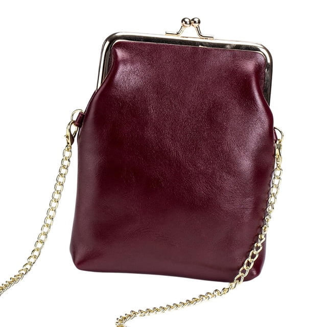 Bolso cruzado para mujer, bolso de hombro, bolso para teléfono, bolsillo, cartera corta, monedero para tarjetas de crédito, para compras en la calle, Rojo