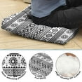 thumbnail image 7 of Meditation Pillow for Sitting, Boho Floor Cushion, Dutch Velvet Cushion for Yoga and Relaxation, Square Floor Pillow 22'' x 22'', 7 of 7