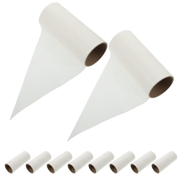 Worgeous 10pcs Convenient Pet Hair Remover Refills Adhesive Refill Sheets For Dog Hair Cleaning Lint Roller Refills Replacement Sticky Tool For Pet