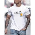 thumbnail image 1 of Camiseta informal de moda para hombre, con estampado geométrico, corte regular, manga corta, cuello redondo, verano, sin relleno, estilo jersey, para uso diario., 1 of 5