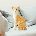 thumbnail image 3 of Tachiuwa Simulation Siamese Cats Animal Plush Padding Stuffed for Birthday Gift StyleF, 3 of 7