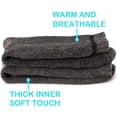 thumbnail image 4 of Mens Wool Fuzzy Heavy Thermal Thick Warm Winter Socks 5 Pairs, 4 of 7