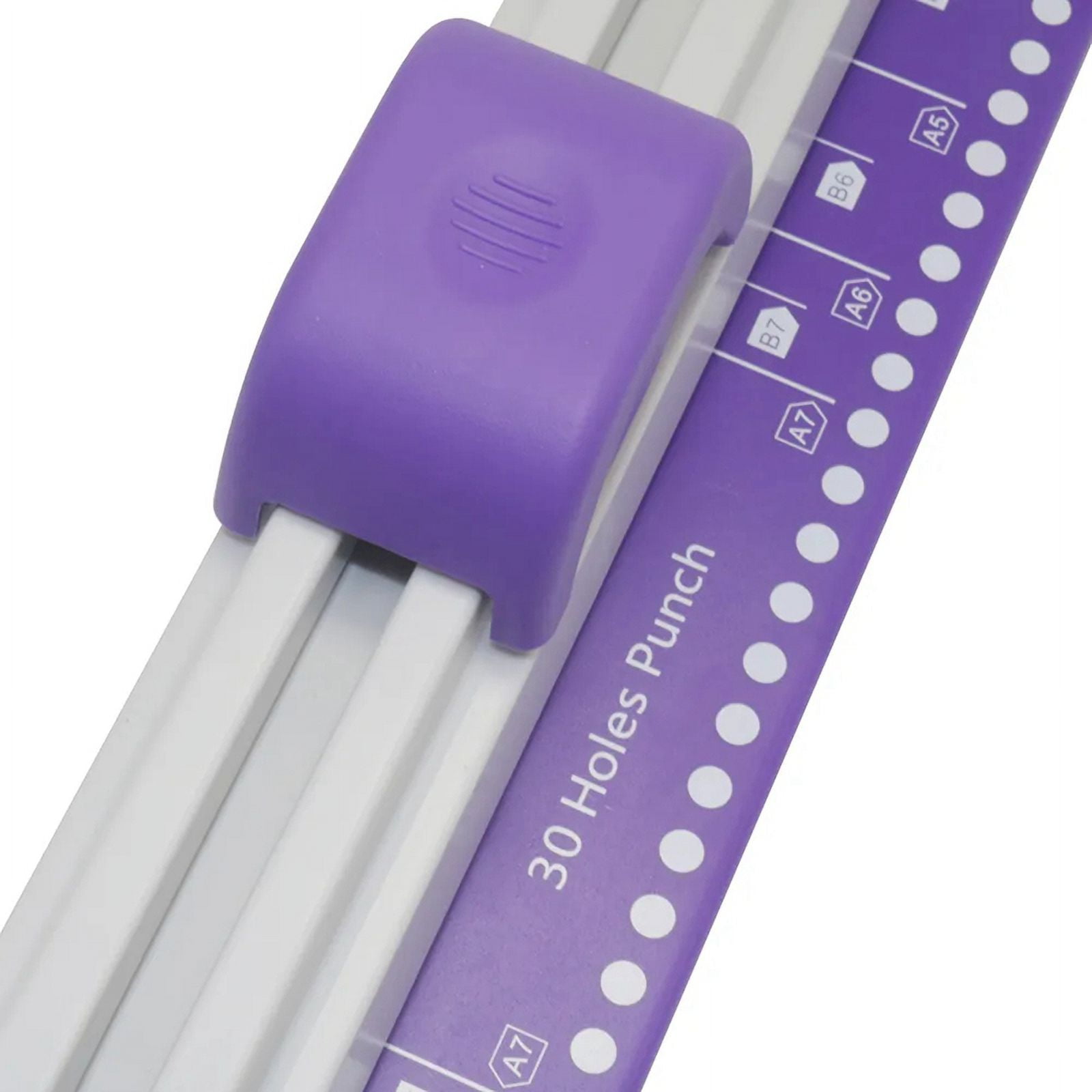 30 Holes Puncher Sliding Light Duty Paper Punch A4 B5 A5 A7 B7 A6 B6 Capacity 5 Sheets Hole