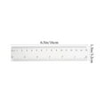 thumbnail image 5 of FRCOLOR triangle ruler 4 Sets of Drawing Ruler Tool plastic Scale Drawing Accessories Ruler Measuring Tools,6.3"X1.26"X0.04", 5 of 5