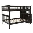 thumbnail image 3 of Harper & Bright Designs Full-Over-Full Stairway Full Bunk Bed with Storage and Guard Rail for Teens, Adults, 3 of 15