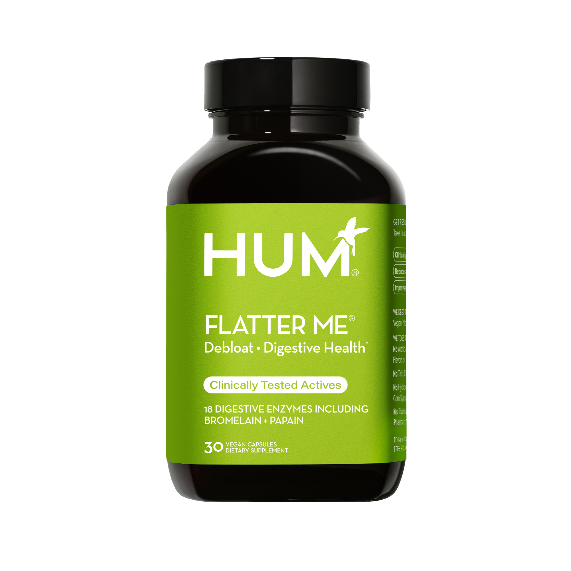 Flatter Me®, Digestive Enzymes for Fast Bloating Relief, Capsules, 30ct