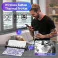 thumbnail image 4 of PeriPage Wireless Tattoo Stencil Printer, Portable Thermal Tattoo Printer Machine for Artists & Beginners, Tattoo Printers Compatible with Smartphone/Pad/P, 4 of 6
