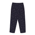 thumbnail image 3 of Lsque Copper-Gold Gloss Outline Rose1 Print Women's Pajama Pants, Lounge Pant - Comfortable Home Wear,Elastic Waistband, Stylish Design-XX-Large, 3 of 9