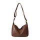 thumbnail image 2 of Bolso de hombro holgado de cuero vegano para mujer bolso casual tote para trabajo Compras de viaje, 2 of 7