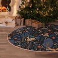 thumbnail image 5 of Fotbe fall fox deer bird Pattern Christmas Tree Skirt, Tree Skirts Plush Christmas Decorations, Christmas Tree Skirts Xmas Decorations Holiday Party Decor-30", 5 of 6