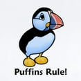 thumbnail image 2 of CafePress - Puffins Rule! Infant Bodysuit - Baby Light Bodysuit, Size Newborn - 24 Months, 2 of 4