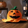 thumbnail image 4 of ZsaeSM Halloween Pumpkin Hat for Women Funny Novelty Cute Hat with Wide Brim Performance Cosplay Cap for Trick or Treat Party, 4 of 7