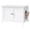 Cloud White, variant on Feandrea Cat Litter Box Enclosure, Modern Hidden Cat Litter Box Furniture, Double Doors, Handles, Indoor Pet House Washroom, Living Room Side End Table, Cloud White