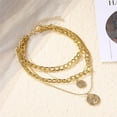 thumbnail image 4 of Women's Necklaces Women Jewelry Gold Necklace Gold Layered Necklaces For Women Layered Necklaces Link Chain Choker Necklaces Jewelry, 4 of 6