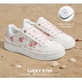 thumbnail image 3 of LUCKY STEP Womens Printed Fashion Sneakers Non Slip Comfortable Casual Shoes,P Pink, 3 of 11