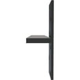 thumbnail image 3 of Ekena Millwork 2 1/2"W x 12"D Floating Steel Heavy Duty Wall Mount, Powder Coated Black, 3 of 10