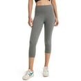 thumbnail image 1 of Jockey Legging Capri Taille Haute en Coton Extensible pour Femmes, 1 of 4