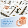 thumbnail image 3 of 28 Pcs Rondelle Plate, 14mm ID, 20mm OD, 1mm d'Épaisseur pour Boulons Vis Machines, 3 of 6