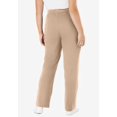 thumbnail image 2 of Woman Within Plus Size Sport Knit Straight-Leg Pull-On Pants, 2 of 5