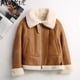 thumbnail image 5 of Moda AYUNSUE Chaquetas de piel de oveja merino natural para mujer 2024 Chaqueta de piel de cordero real de invierno Abrigo corto femenino de lujo, 5 of 5