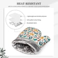 thumbnail image 4 of Honeii Travel Elements patten Oven Mitts and Pot Holders Sets, Baker Oven Mitts, Mittens for Kitchen Decor, Baking Lover over Gloves Gifts, 4 of 7
