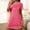 Hot Pink, variant on Sakmal Valentines Moomoo Nightgownss Women Soft Love Short Sleeve Plus Size Sleep Dress Heart Print Short Ladies Nightgown L