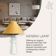 thumbnail image 2 of Villa Moda Henrik-Hxy 1660 Table Lamp, White, 2 of 6