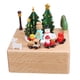 thumbnail image 2 of Caja de música de madera con temática navideña, castillo, juguete giratorio, adorno para regalo. ángel, 2 of 9