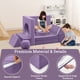 thumbnail image 4 of Yeshouse Sofá infantil modular de 12 piezas, sofá de juego plegable con pelotas y túnel, convertible y de espuma suave, ideal para sala de juegos, juegos, dormir y creatividad, 4 of 8