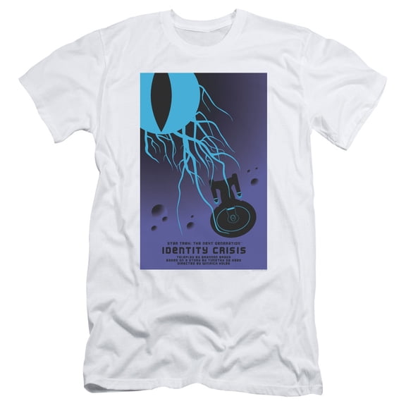 Star Trek Tng Season 4 Episode 18 Adult 30/1 T-Shirt White